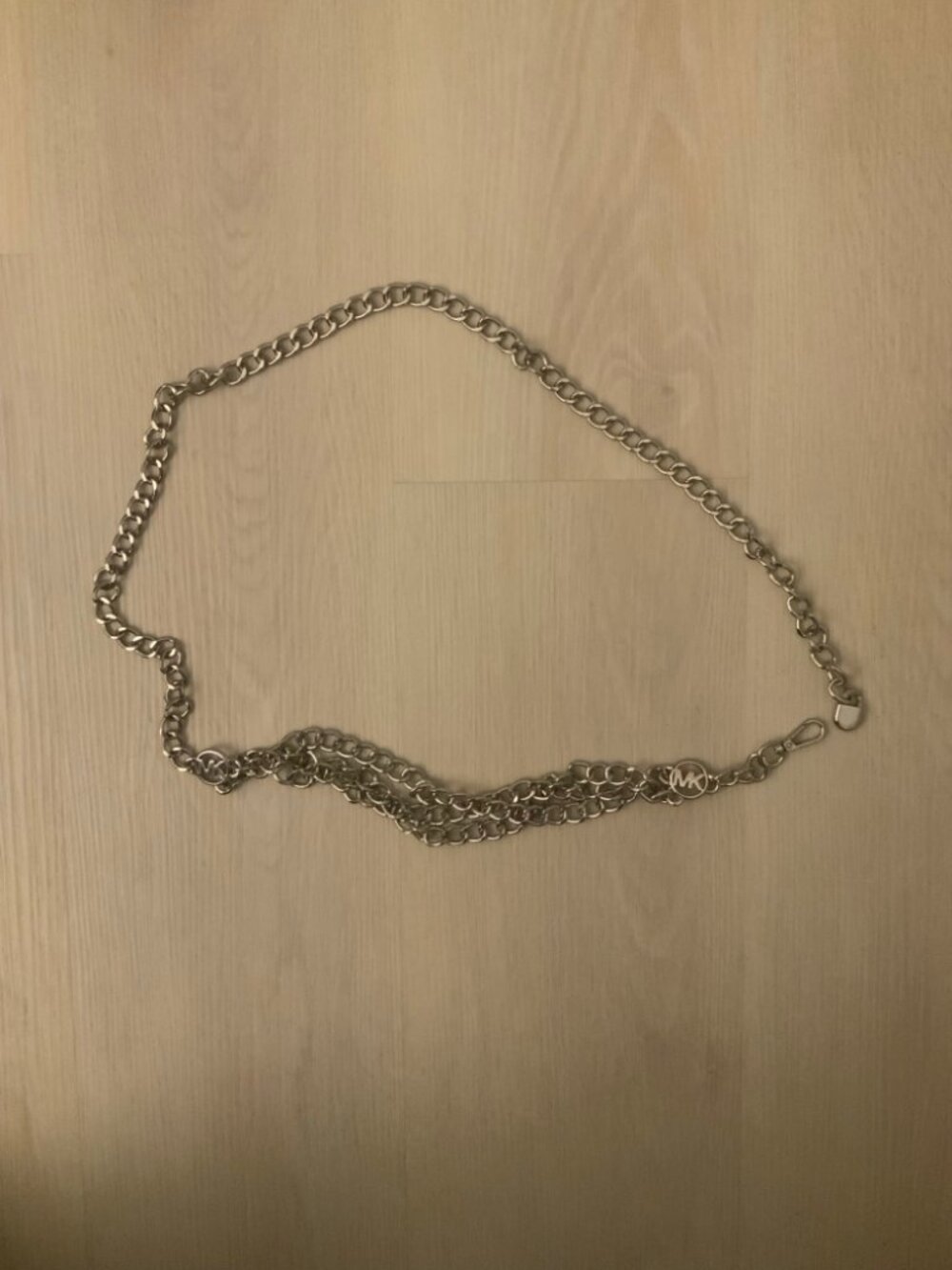 Michael Kors Silver Chain Waist Belt